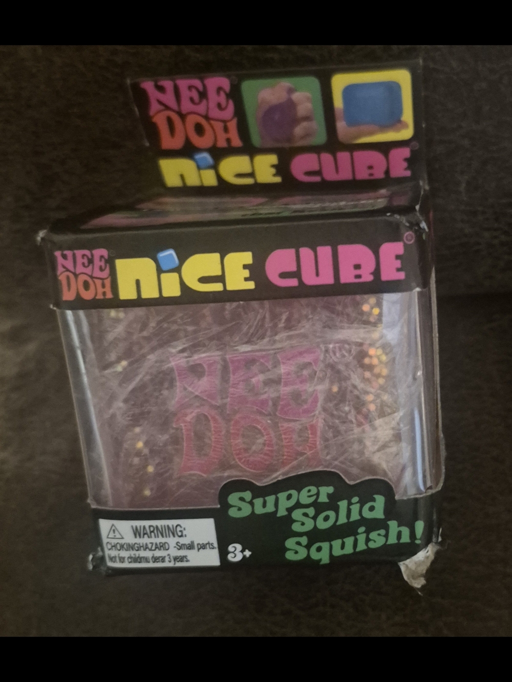 Nice Cube Super Solid Squish Toy - Pink